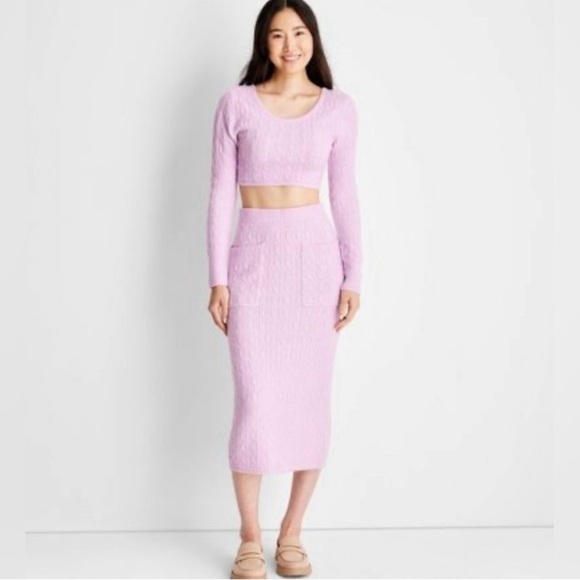 Future Collective With Reese
Women's High-Rise Midi Sweater Set - - Picture 1 of 15